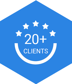 20+ clients trust us
