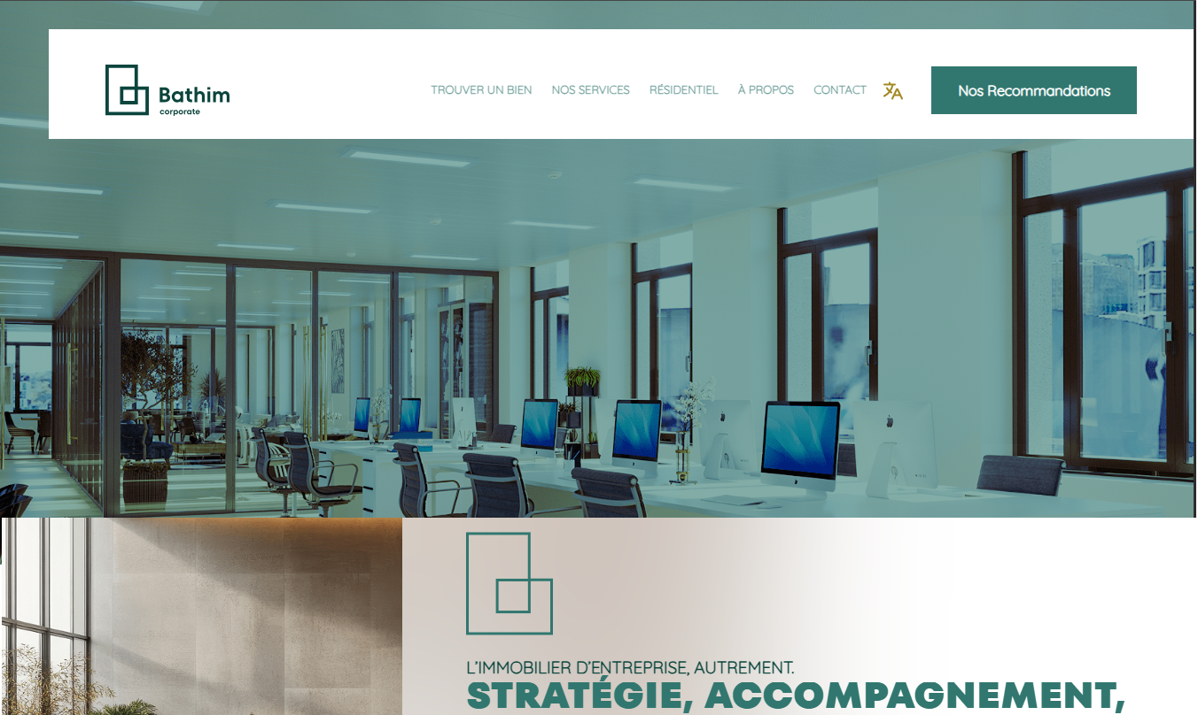 Family-run real estate agency based in Brussels, with over 30 years, Bathim Corporate