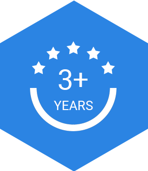 Three years in business